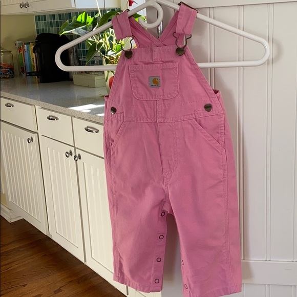 Carhartt Bottoms Carhartt Baby Pink Overalls Poshmark
